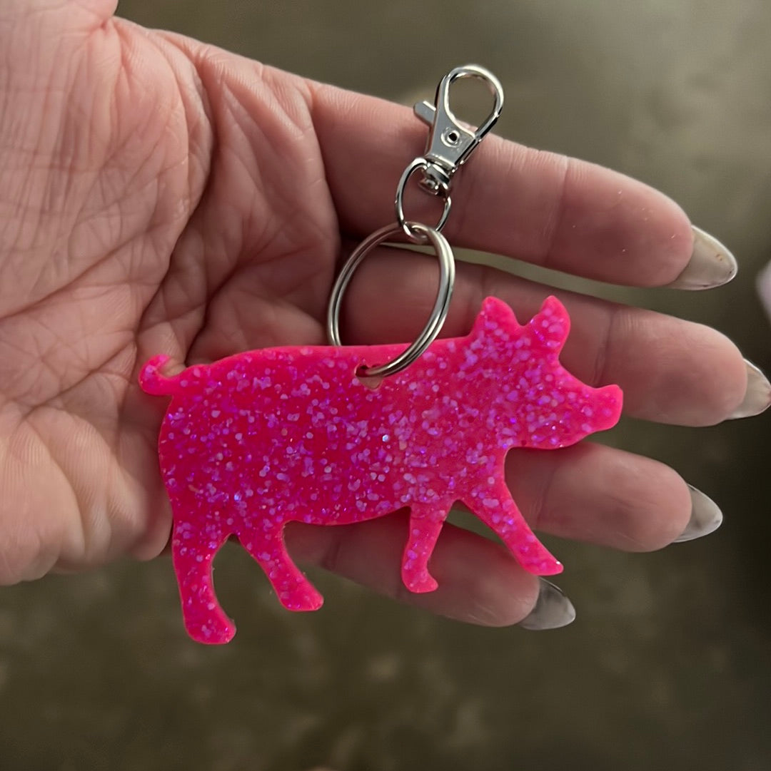 Resin keychain