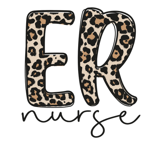 ER Nurse Cheetah T-Shirt